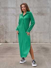 Сукня максі ISSA Plus модель 14814_зеленый Фото
