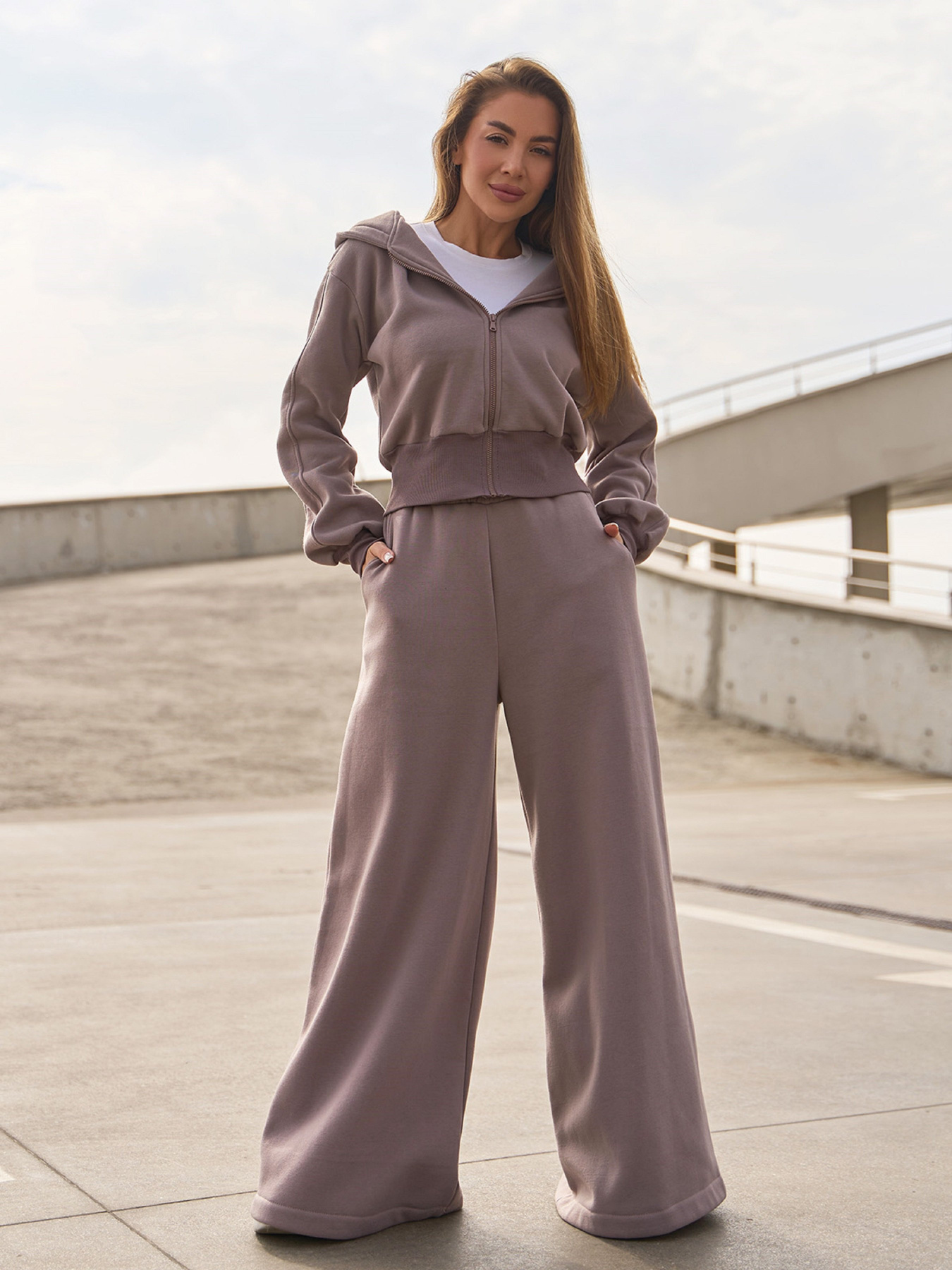 Повсякденний костюм ISSA Plus модель 14854_коричневый Повсякденний костюм ISSA Plus модель 14854_коричневый Фото