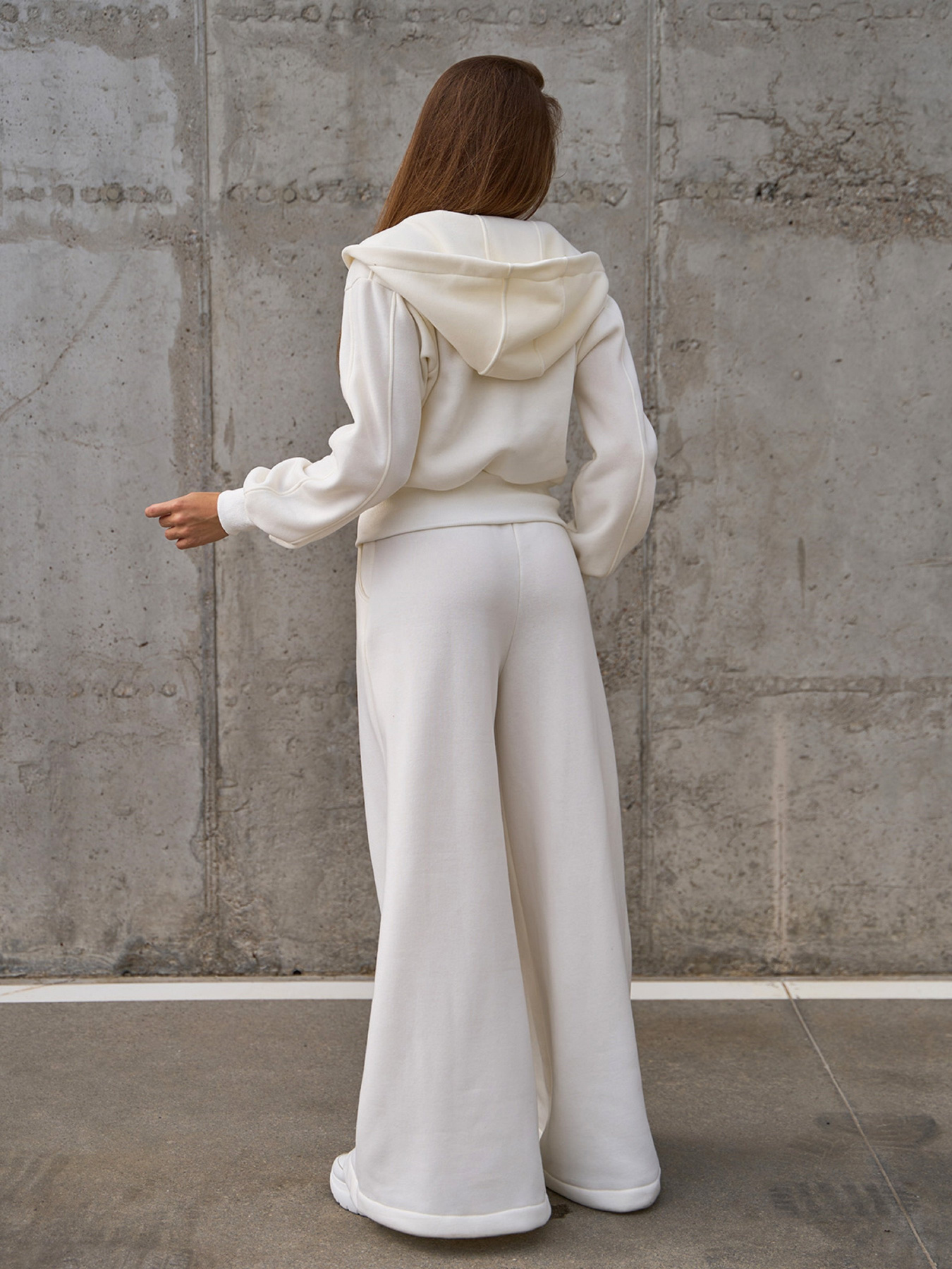 Повсякденний костюм ISSA Plus модель 14854_молочный Фото