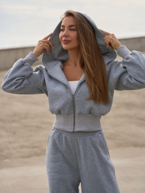 Костюм ISSA Plus модель 14854_светло_серый Фото