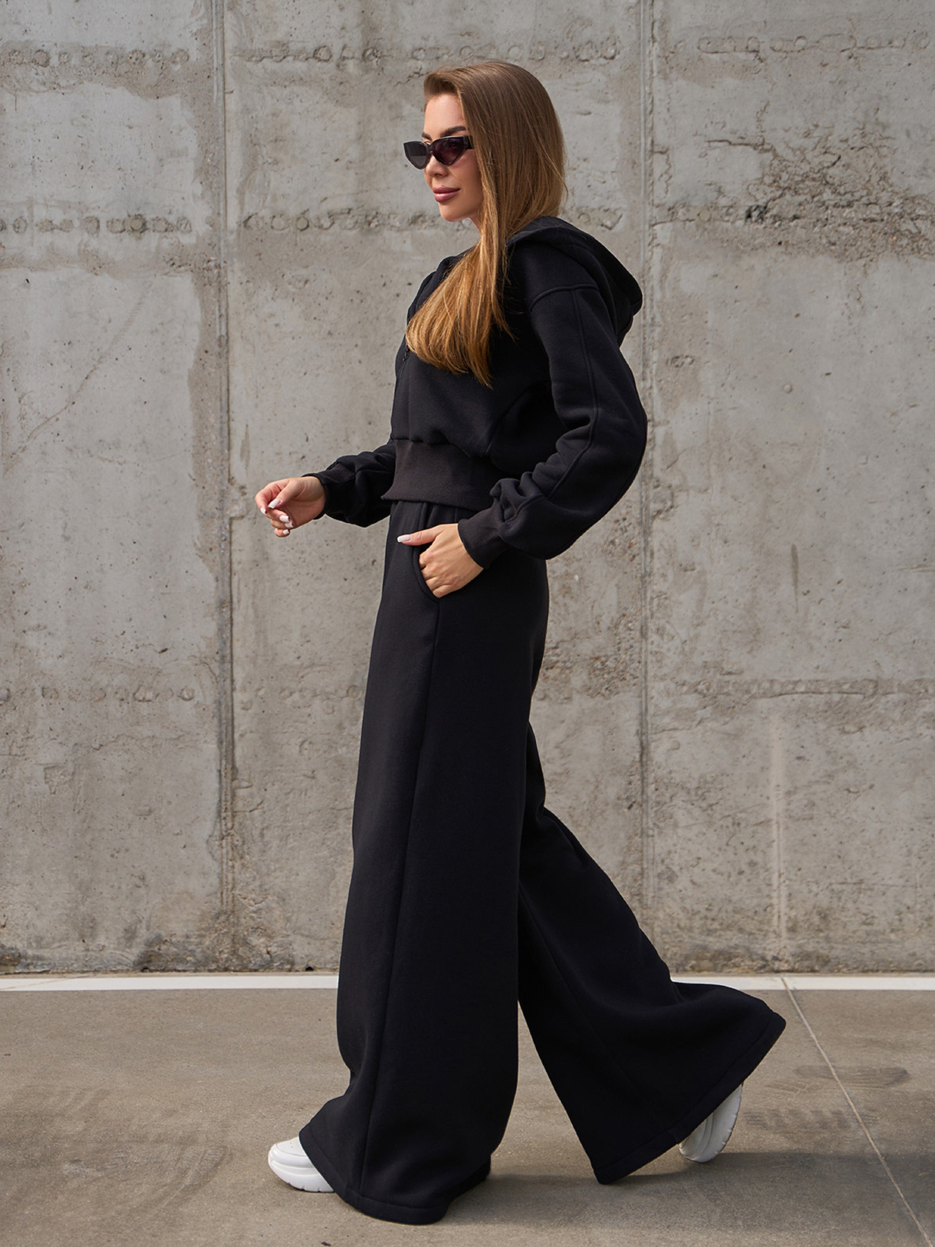 Повседневный костюм ISSA Plus модель 14854_черный Фото