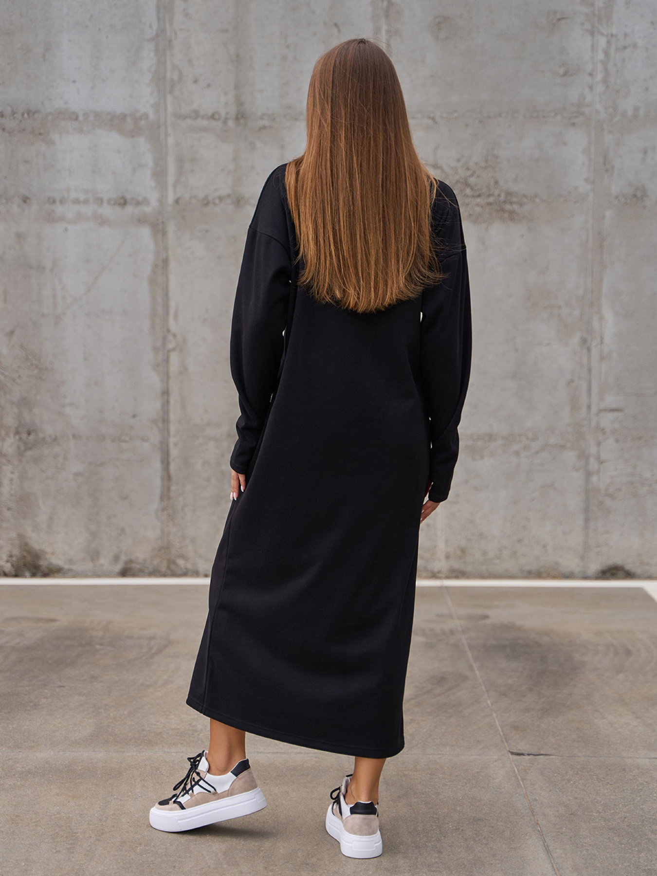 Платье миди ISSA Plus модель 14861_черный Фото