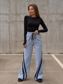 Штаны спортивные ISSA Plus модель 14903_светло_серый Фото