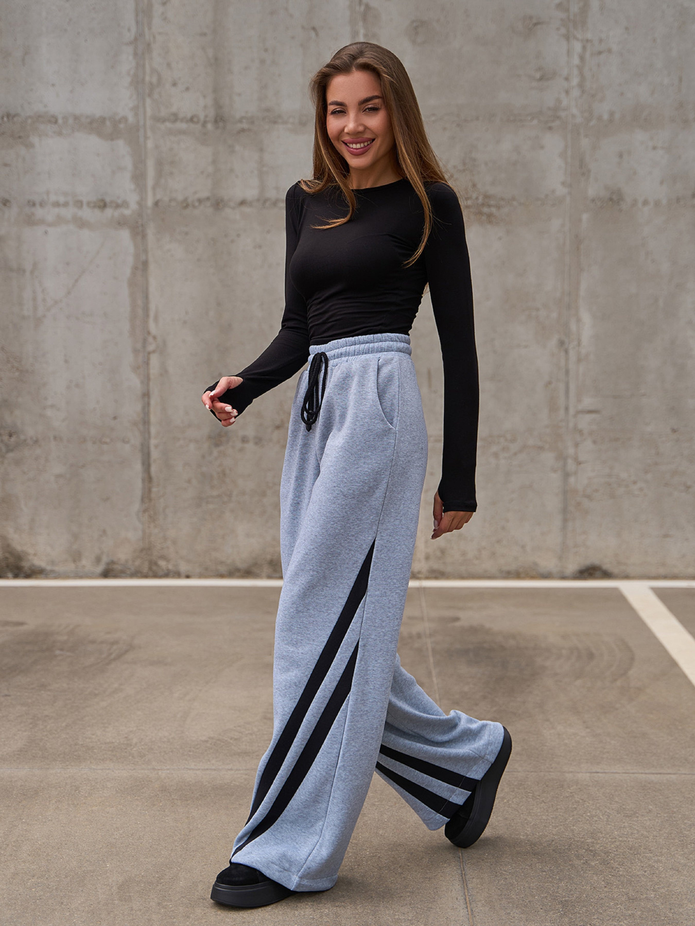 Спортивні штани ISSA Plus модель 14903_светло_серый Фото