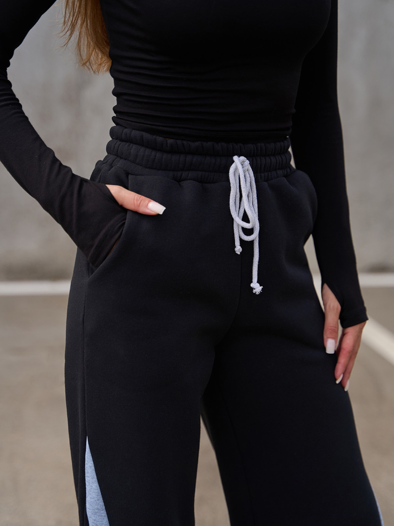 Штаны спортивные ISSA Plus модель 14903_черный Фото