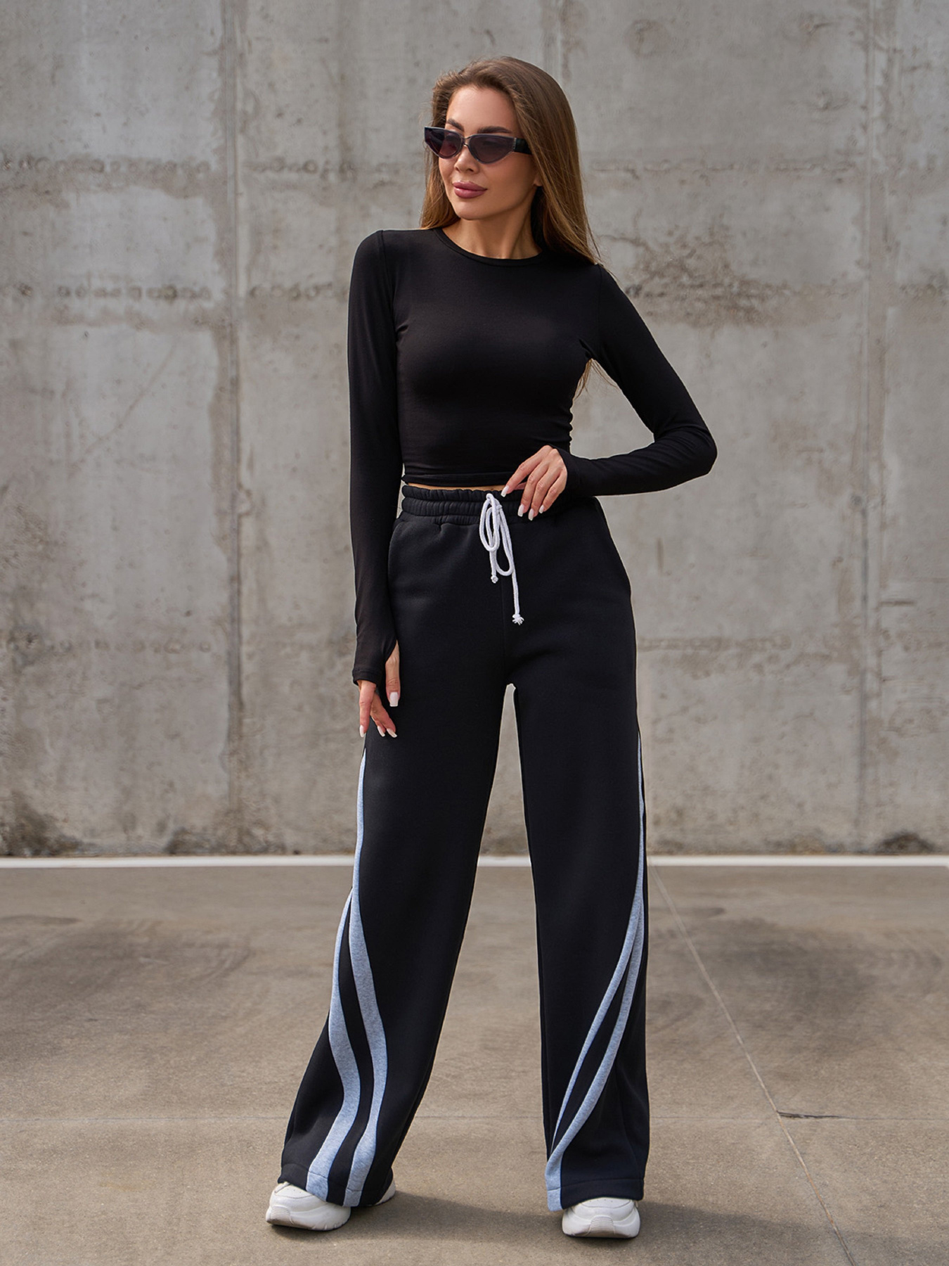 Штаны спортивные ISSA Plus модель 14903_черный Фото