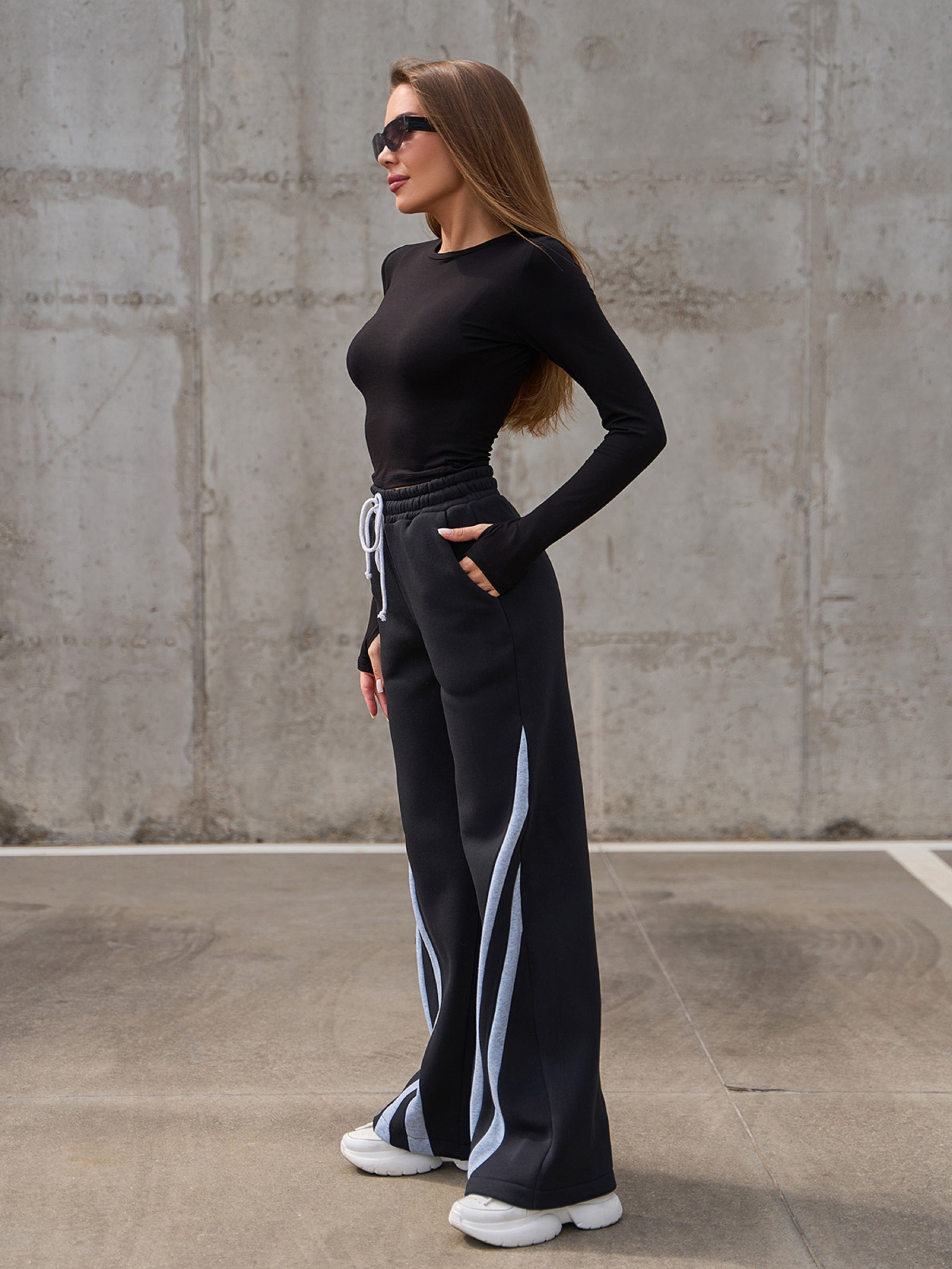 Штаны спортивные ISSA Plus модель 14903_черный Фото