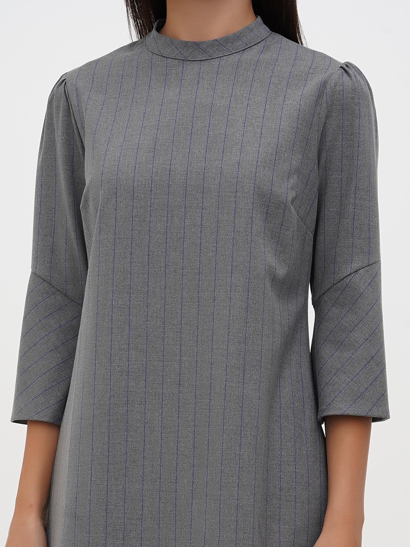 Платье мини Sassofono модель A271-SC-1932_серый Фото