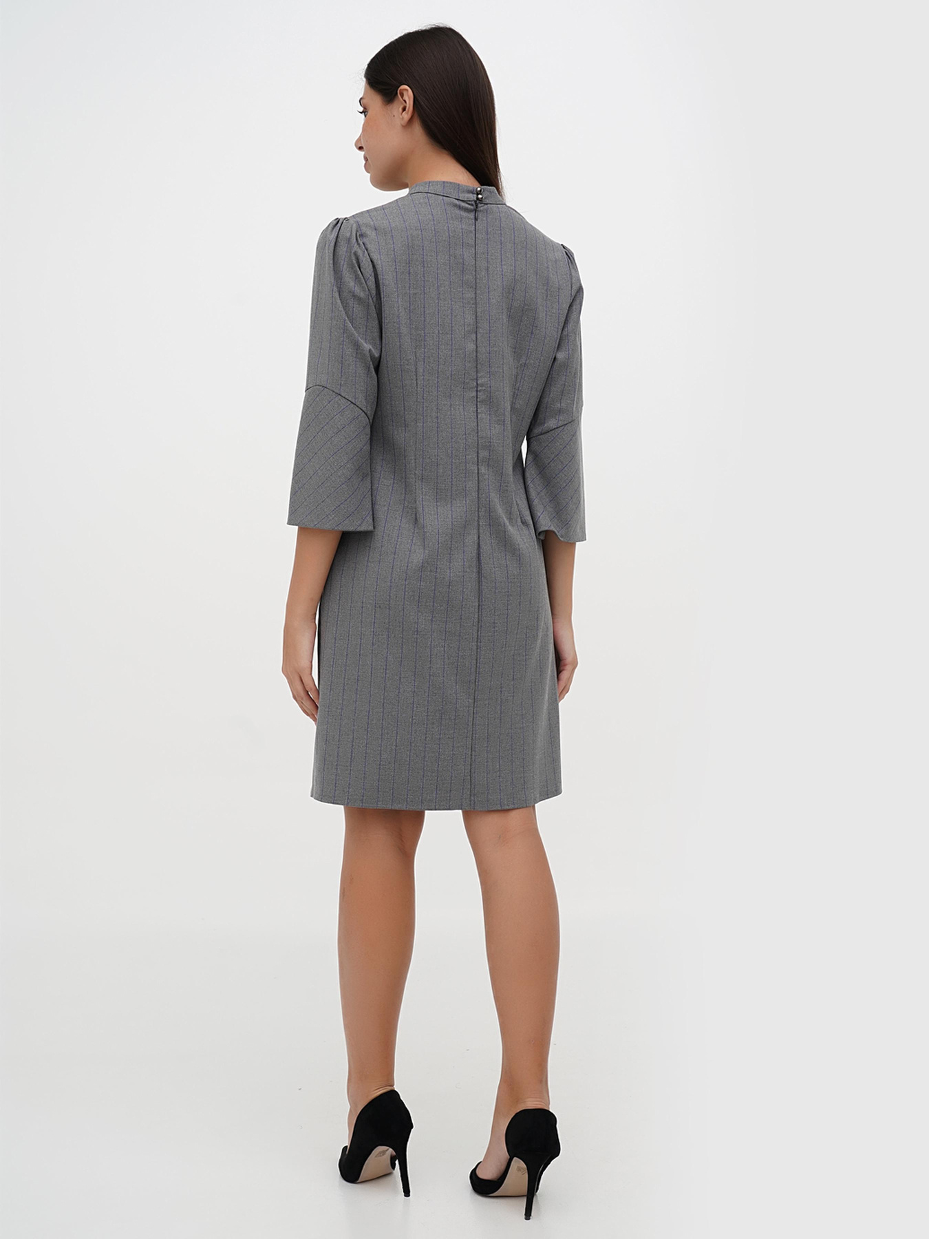 Платье мини Sassofono модель A271-SC-1932_серый Фото