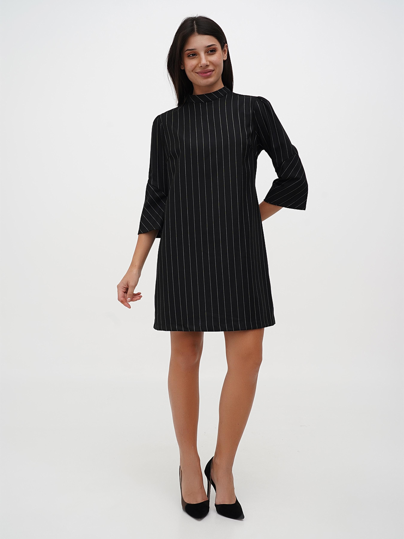 Платье мини Sassofono модель A271-SC-1932_черном Фото