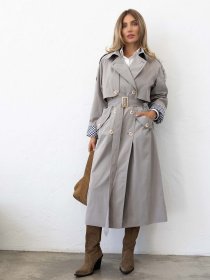 Тренч FloveTouch модель TR001Taup Фото