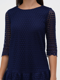 Платье мини Sassofono модель A271-SC-3511_темно_синий Фото