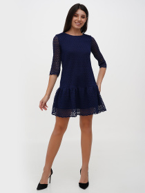 Платье мини Sassofono модель A271-SC-3511_темно_синий Фото