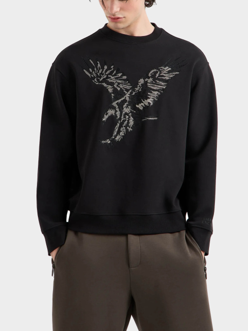 Худи и свитшоты Armani Exchange модель 6DZMAE-ZJKBZ-1200 Фото