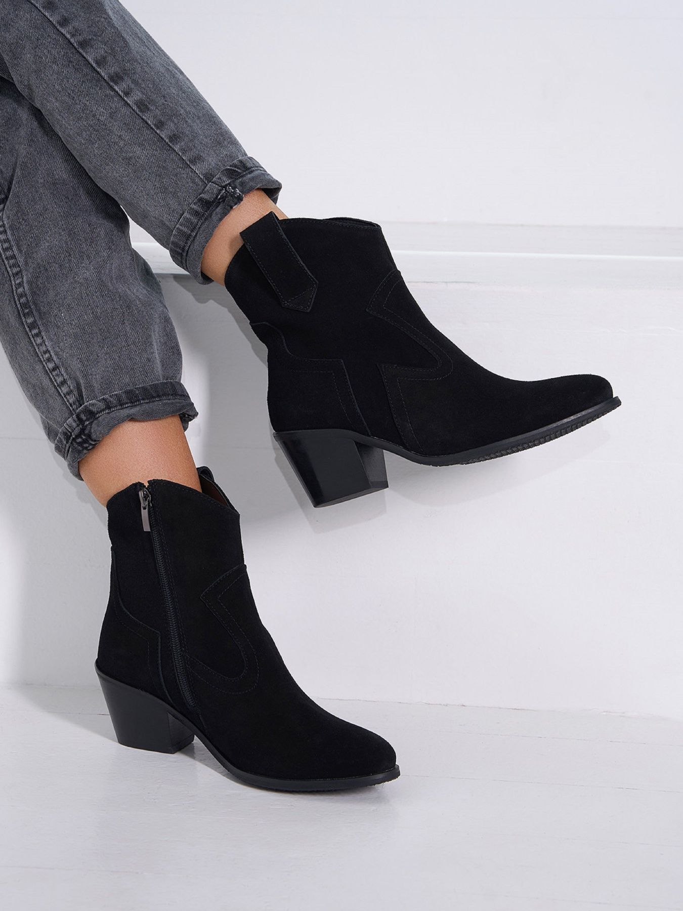 Сапоги ISSA Plus модель OB2-526_черный Фото