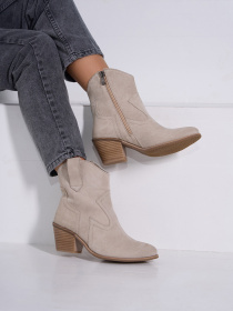 Сапоги ISSA Plus модель OB2-526_бежевый Фото