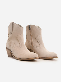 Сапоги ISSA Plus модель OB2-526_бежевый Фото