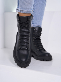 Ботинки ISSA Plus модель OB2-527_черный Фото