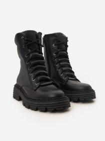 Ботинки ISSA Plus модель OB2-527_черный Фото