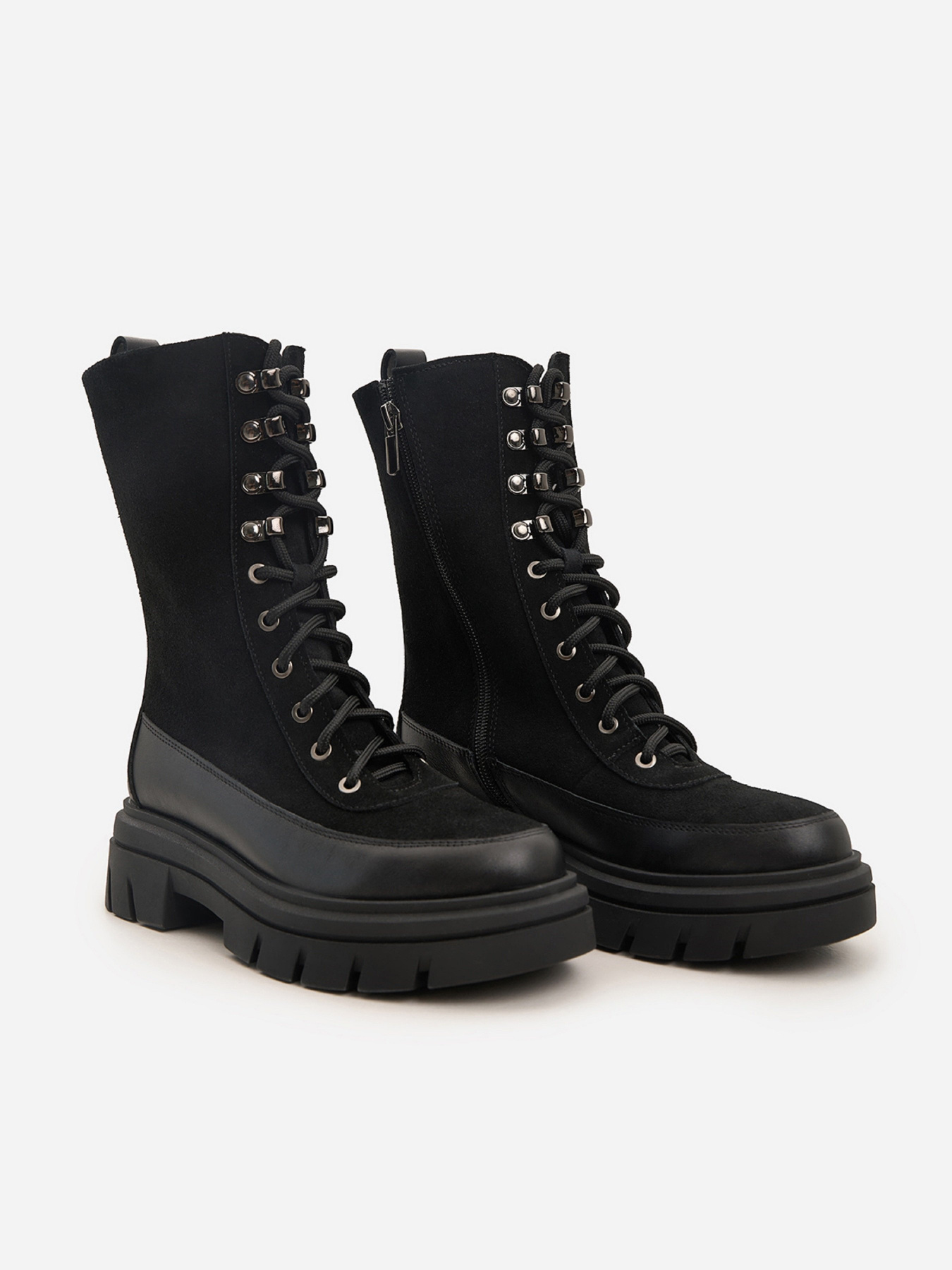 Черевики ISSA Plus модель OB2-528_черный Черевики ISSA Plus модель OB2-528_черный Фото