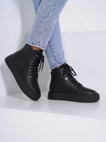 Черевики ISSA Plus модель OB2-530_черный Фото