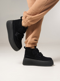 Ботинки ISSA Plus модель OB2-523_черный Фото