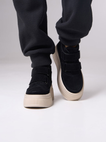 Ботинки ISSA Plus модель OB2-524_черный Фото