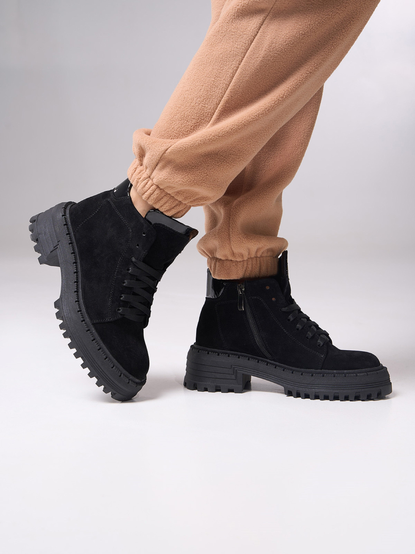 Ботинки ISSA Plus модель OB2-522_черный Фото