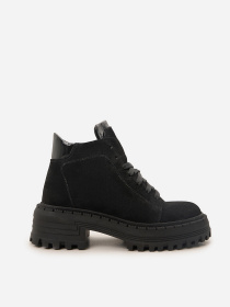 Ботинки ISSA Plus модель OB2-522_черный Фото