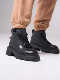 Ботинки ISSA Plus модель OB2-547_черный Фото