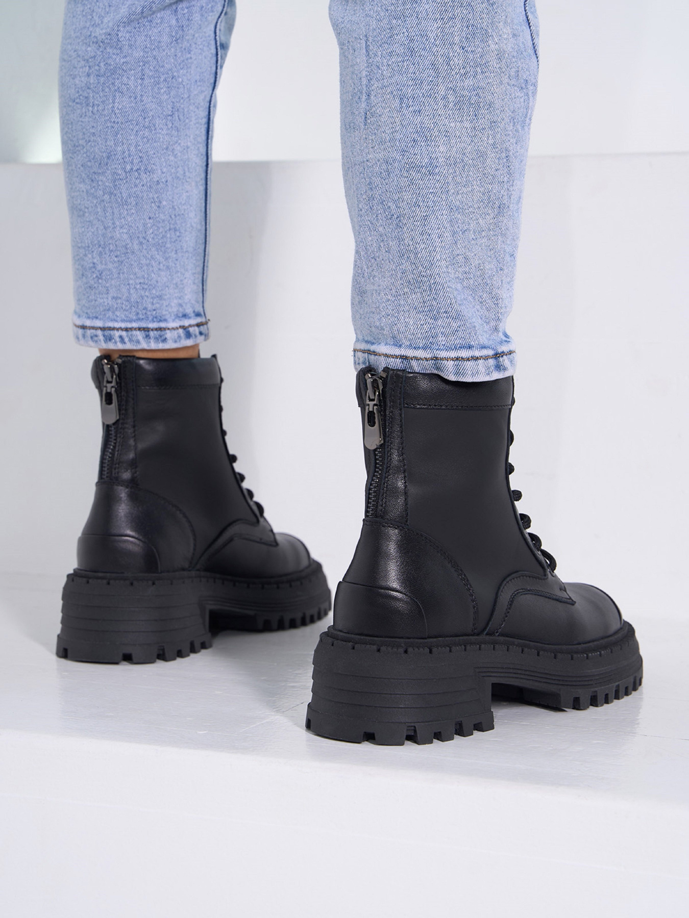 Ботинки ISSA Plus модель OB2-548_черный Фото