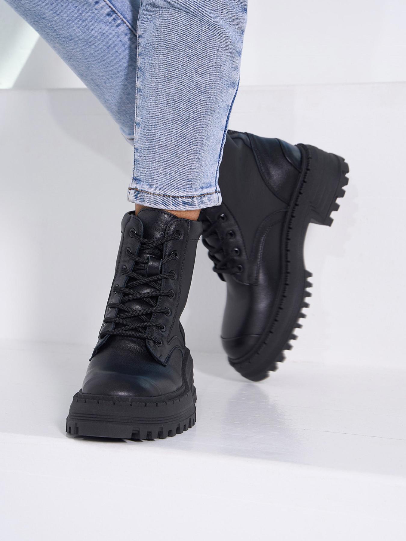 Черевики ISSA Plus модель OB2-548_черный Фото