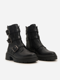 Ботинки ISSA Plus модель OB2-538_черный Фото