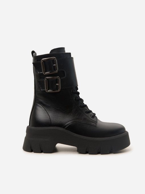 Ботинки ISSA Plus модель OB2-543_черный Фото