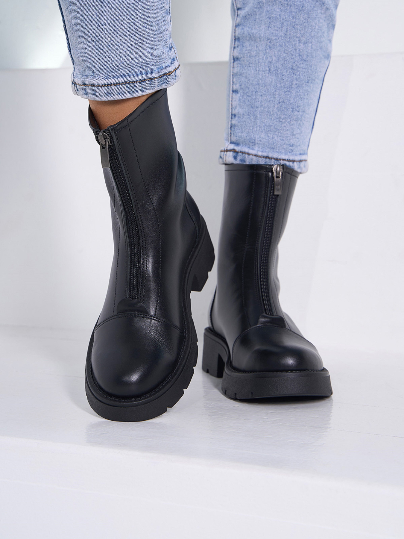 Черевики ISSA Plus модель OB2-544_черный Черевики ISSA Plus модель OB2-544_черный Фото