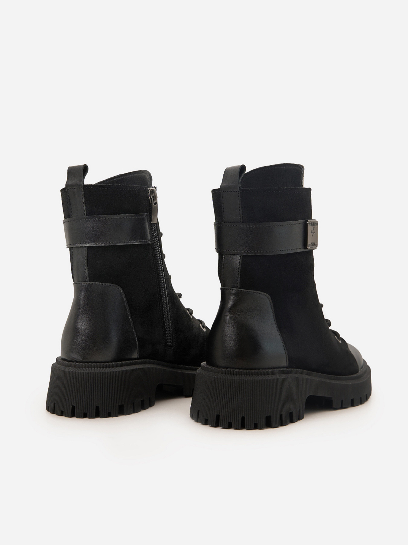 Ботинки ISSA Plus модель OB2-546_черный Фото