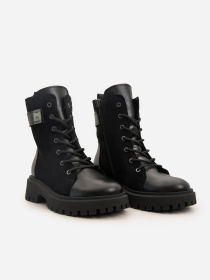 Ботинки ISSA Plus модель OB2-546_черный Фото