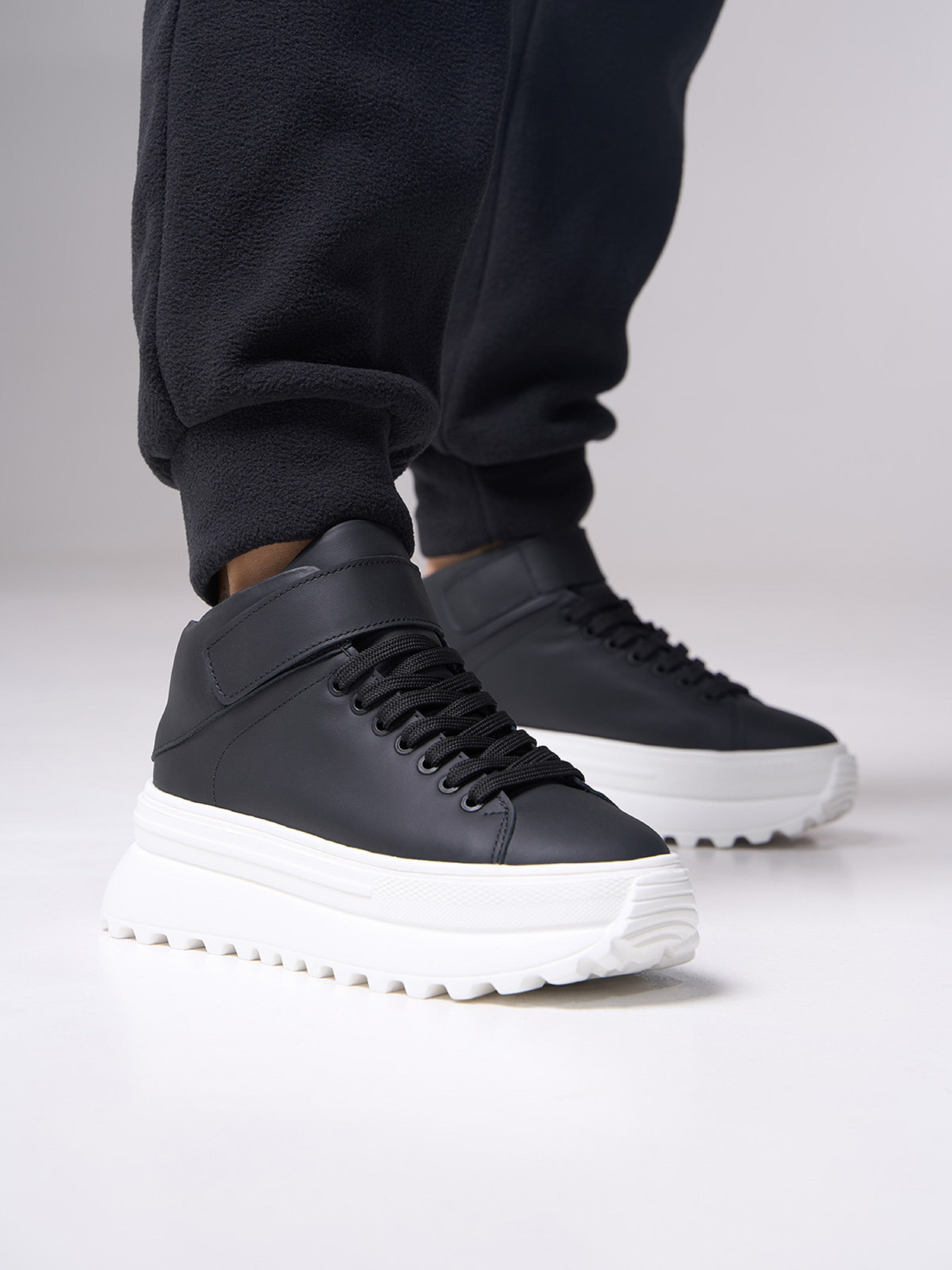 Ботинки ISSA Plus модель OB2-531_черный Фото