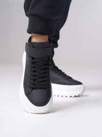 Черевики ISSA Plus модель OB2-531_черный Черевики ISSA Plus модель OB2-531_черный Фото