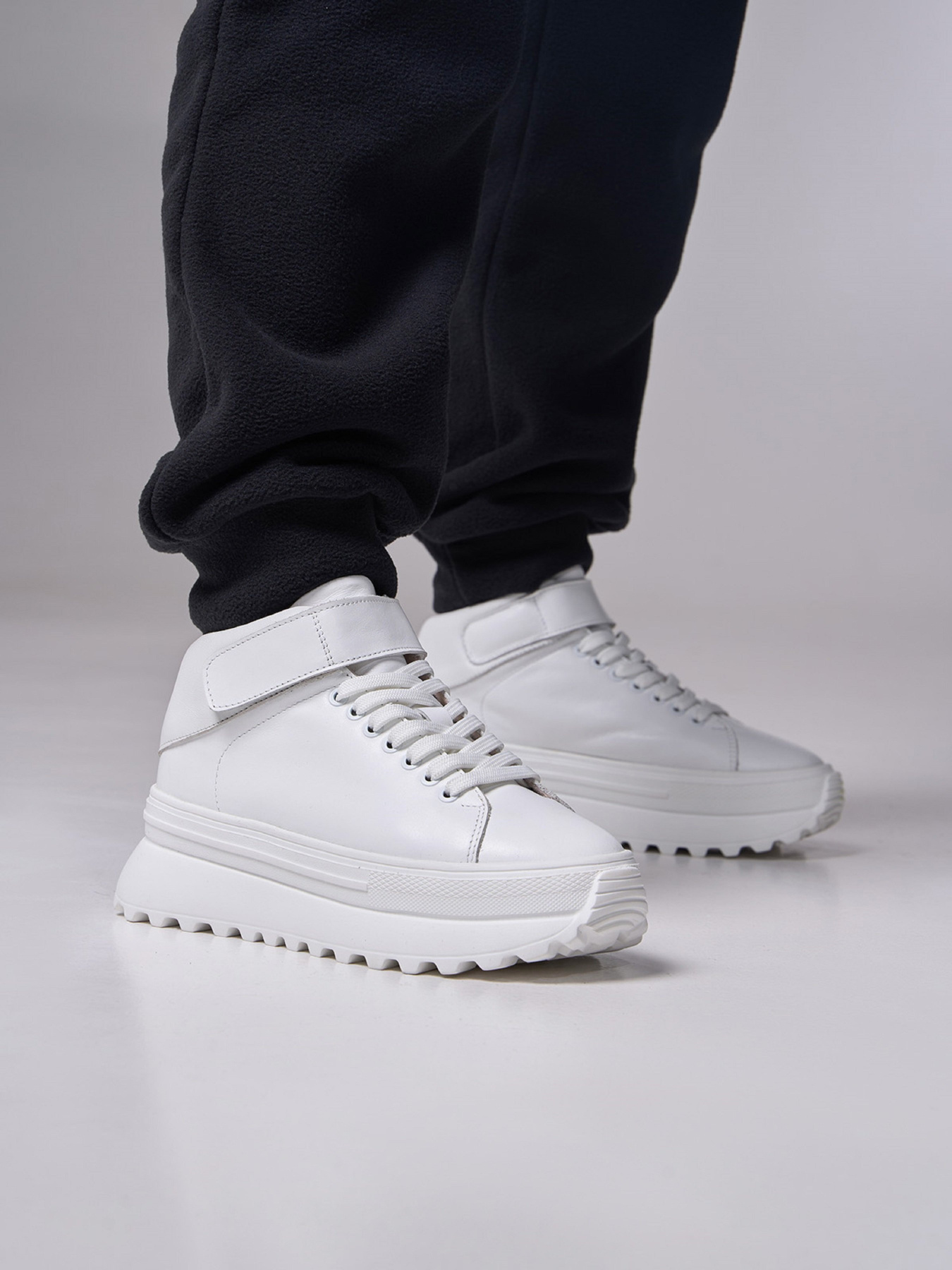 Ботинки ISSA Plus модель OB2-531_белый Фото