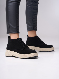 Ботинки ISSA Plus модель OB2-532_черный Фото