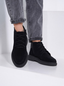 Ботинки ISSA Plus модель OB2-533_черный Фото