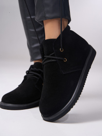 Черевики ISSA Plus модель OB2-536_черный Черевики ISSA Plus модель OB2-536_черный Фото