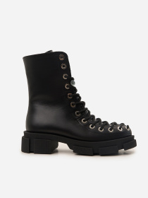 Ботинки ISSA Plus модель OB2-537_черный Фото