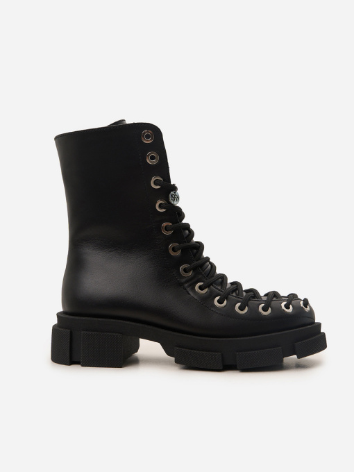 Ботинки ISSA Plus модель OB2-537_черный Фото