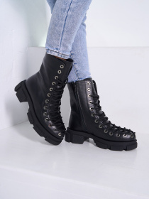 Черевики ISSA Plus модель OB2-537_черный Фото