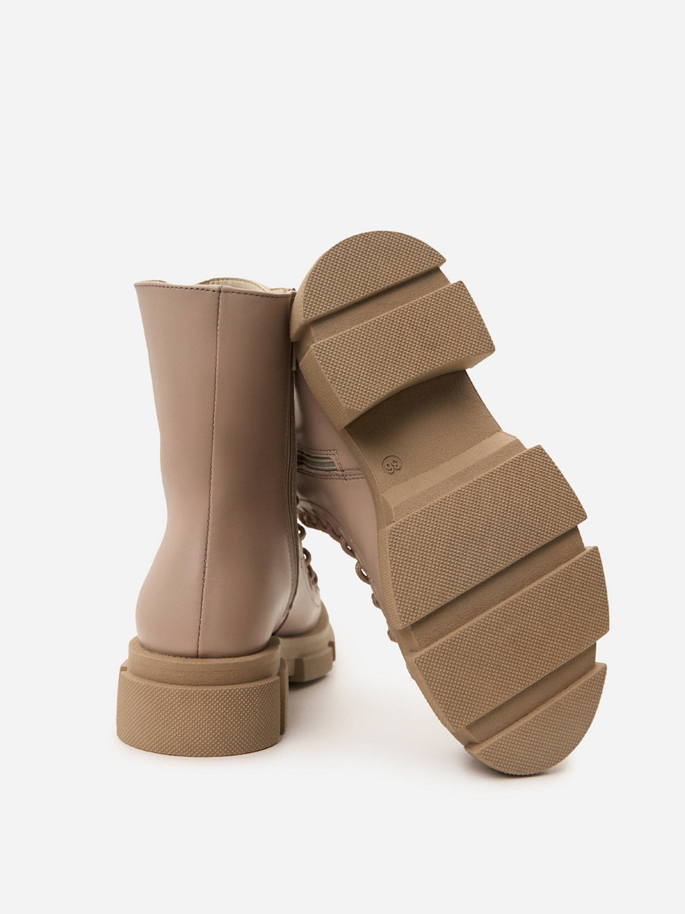 Ботинки ISSA Plus модель OB2-537_бежевый Фото