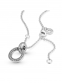 Кольє PANDORA Moments модель 399487C01 Кольє PANDORA Moments модель 399487C01 Фото