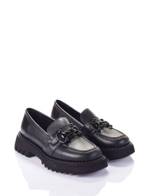 Лоферы Derisan модель 0010-427D-black Фото