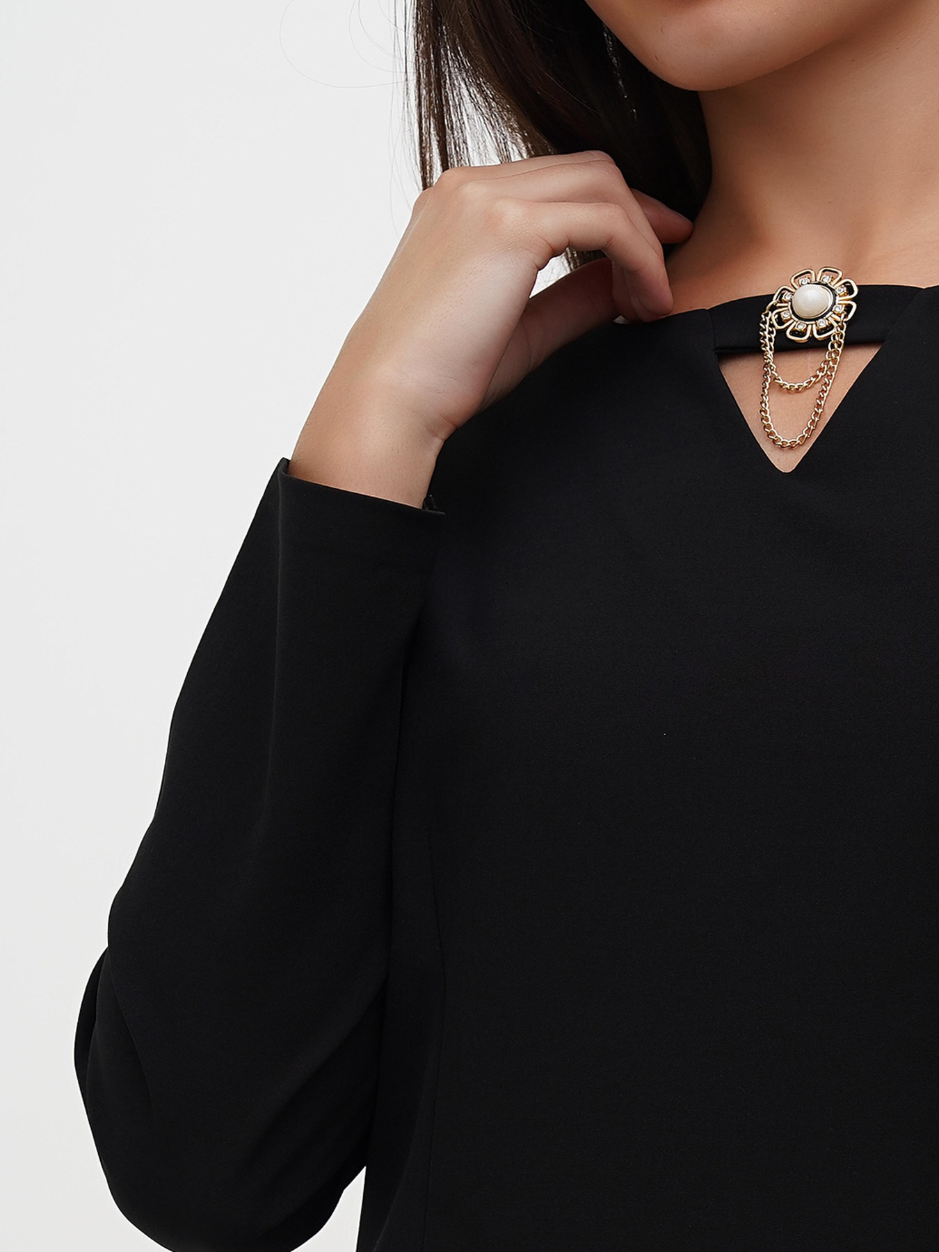 Платье мини Sassofono модель A271-SC-1914_чёрный Фото